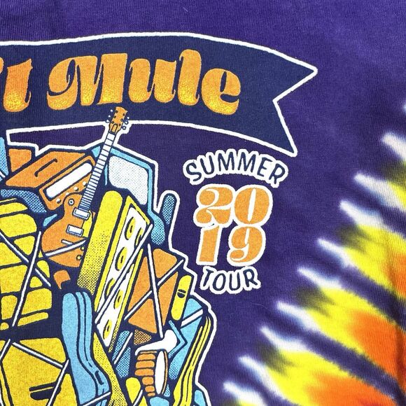 Tie Dye 2019 Gov't Mule Tour T-Shirt Size XL - Picture 5 of 6